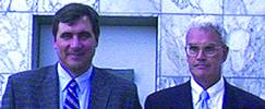Hilton Preston, Spescom MeasureGraph (left) and Gareth Rees, Account Manager, GN Nettest (UK)/PK Technology